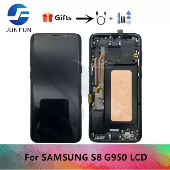 AMOLED 5,8 ''для SAMSUNG Galaxy S8 дисплей G950 ЖК-дисплей с сенсорным экраном дигитайзер в сборе для Samsung S8 LCD