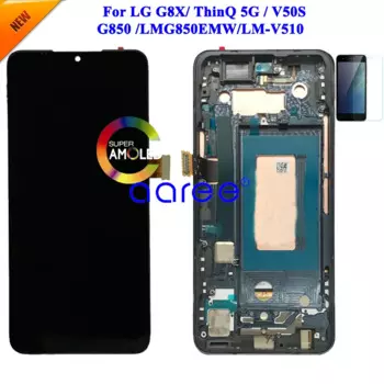 AMOLED ЖК-дисплей, оригинальный для LG G8X, ЖК-дисплей для LG V50S G850, ЖК-дисплей, сенсорный дигитайзер в сборе