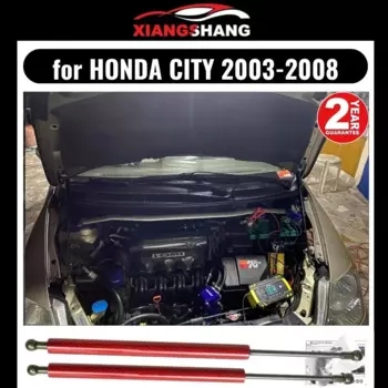 Амортизатор капота для HONDA CITY (GD8/GD9) 2003-2008, поддержка газовой стойки, передняя крышка, модификация