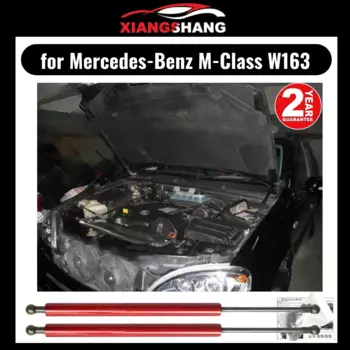 Амортизатор капота для Mercedes-Benz M-Class W163 ML320 ML350 2000-2005, газовая Опора Распорки, передняя крышка капота, модифицированные газовые пружины