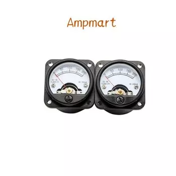 Ampmart 1 шт Амперметр SO-45 класс 2,5 Точность DC 0-200mA Круглый Аналоговый панельный метр Черный