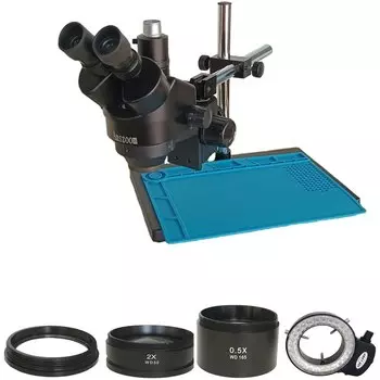 AMSZOOM 3.5X-90X Тринокулярный стереомикроскоп