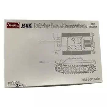 Amusing 35B001 масштаб 1/35 немецкий проект Второй мировой войны танк автомобиль E-5 Rutscher военный подарок пластиковая сборка модель игрушка строительный комплект