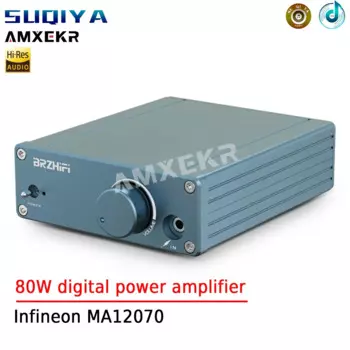 AMXEKR 80 Вт цифровой усилитель с низким уровнем искажений Infineon MA12070 Ultra TPA3116 аудио домашний цифровой усилитель