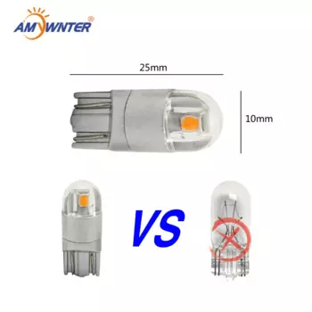 Amywnter 12 В 24 В W5w Led T10 3030 для автомобиля, указатель поворота, лампа номерного знака, габаритные огни багажника, чтение