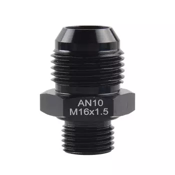 AN6 AN8 AN10 до M10*1,0 M10*1,5 M12/M14/M16/M18*1,5 Резьба Прямой фитинг для топливного мазутного воздушного шланга Мужской адаптер Автомобильные аксессуары