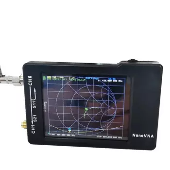 -Анализатор сетевой антенны H Vector 10 кГц-1,5 ГГц MF HF VHF UHF с корпусом и слотом для SD-карты, цифровой нанометрический тестер