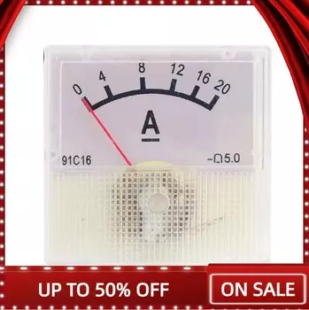 Аналоговый амперметр OOTDTY DC 0-20A