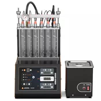 ANCEL ANJ600 6-цилиндровый GDI ультразвуковой очиститель топливных форсунок тестер 110/220 В автомобиль мотоцикл ультразвуковая чистка автоинструменты