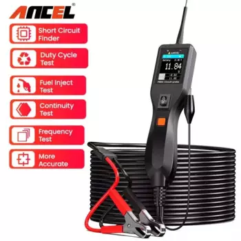 ANCEL PB50 12/24 В автомобильный тестер электрических цепей, устойчивый тест, комплект зондов напряжения переменного/постоянного тока, тестер автомобильных электрических аккумуляторов