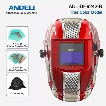 ANDELI автоматический сварочный шлем True Color