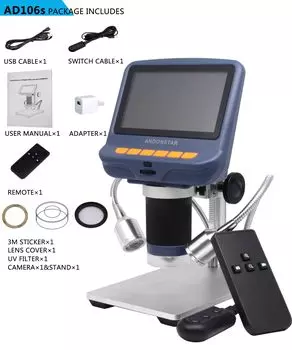 Andonstar AD106S Цифровой микроскоп 500X Металл