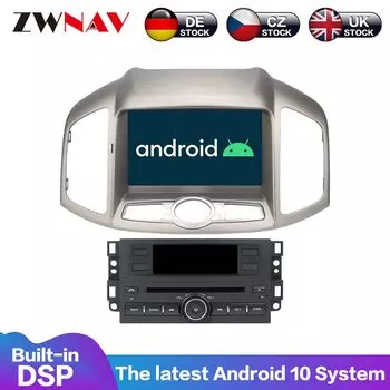 Android 10 PX5/PX6 4 + 64 Гб DSP Carplay IPS экран для Chevrolet Captiva 2012 2013 2014 2015 + Автомобильный мультимедийный Головной блок DVD-плеер