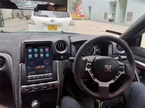 Android 12 8-256B Tesla радио для Nissan GT-R GTR автомобильный GPS-навигатор головное устройство авто стерео мультимедийный плеер магнитофон