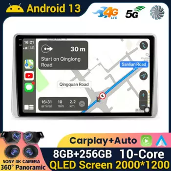 Android 13 Carplay авто для Nissan Sentra 5 B15 1999 - 2006 автомобильное радио мультимедийный видеоплеер навигация GPS стерео 360 камера