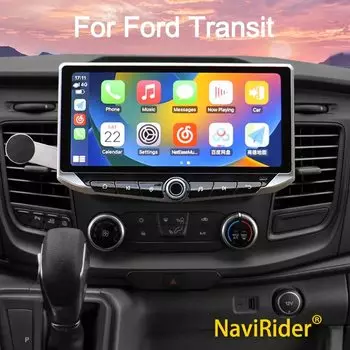 Android 14 автомобильный радиоприемник GPS аудио 10,88 дюйма кнопки CarPlay для Ford Transit custom 300 350 2017-2023 мультимедийный плеер головное устройство авто