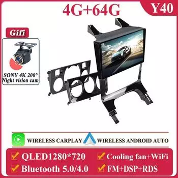 Android 14 автомобильный радиоприемник мультимедийный плеер для Peugeot 3008 5008 AT MT 2009-2015 GPS Serero Carplay головное устройство 5G без 2 Din DVD