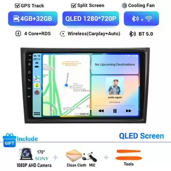 Android 14 для Volvo XC90 2004-2014 Автомобильный радиоприемник Мультимедийный видеоплеер Навигация Стерео GPS Восьмиядерный 2 Din 360 Камера 4G LET