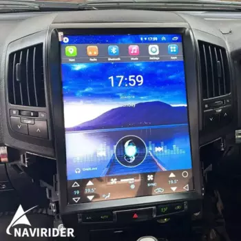 Автомагнитола на Android 14 для Toyota Land Cruiser LC200 2006-2018, Автомобильная Мультимедийная система Tesla Style Carplay, авто Bluetooth GPS 4G DSP