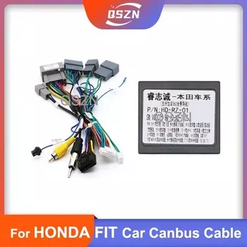 Android Canbus box HD-RZ-01 адаптер для Honda Fit 2014 Wirng проводной кабель автомобильный радиоприемник Мультимедиа Навигация DVD