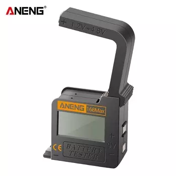 ANENG 168Max Цифровой Тестер Литиевых Батарей, Универсальный Анализатор Ячеек, Тестер Нагрузки, Дисплей Для Кнопок AAA AA
