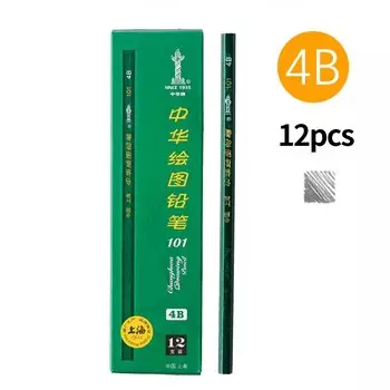 Angel Mark Профессиональные деревянные карандаши для рисования 12 шт