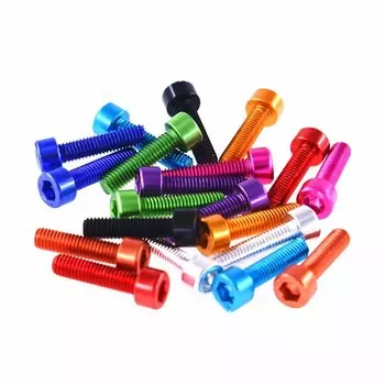 Angooter цветные алюминиевые винты DIN912 M3 M4 M5 M6