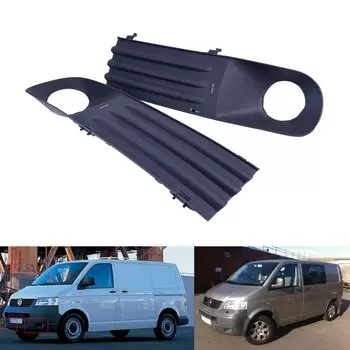 ANGRONG 2X для Volkswagen для VW T5 Transporter, передний бампер, противотуманный светильник, комплект гриля