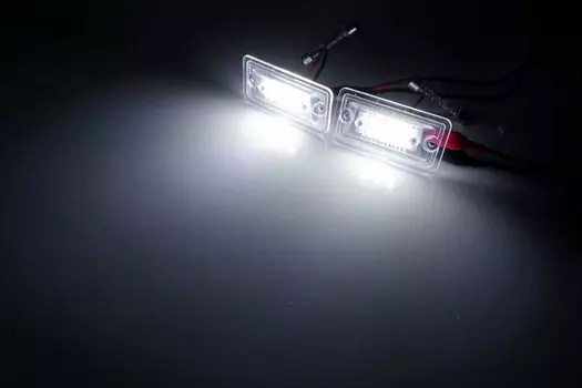 ANGRONG светодиодный светильник номерного знака для Mercedes Benz W203 CLK C209 A209 R230 R199