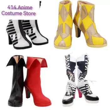 Аниме игра DC клоун Джокер Харли шутка высокие птицы Prey косплей сапоги обувь Хэллоуин карнавальный костюм для вечеринки на заказ