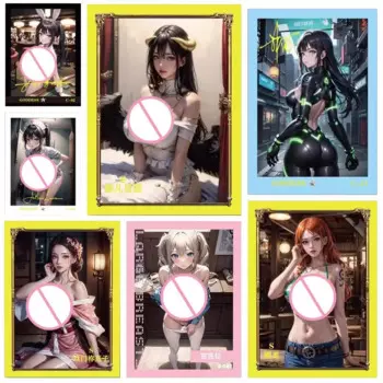 Аниме история богини albedo Sangonomiya Kokomi Kamado Nezuko Matsumoto Rangiku коллекционная карточка детские игрушки Настольная Игра карточка