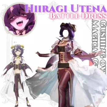 Аниме карикатура Gushing Over Magical Girls Косплей Hiiragi Utena Косплей Костюм Одежда Сексуальное боевое платье Женский комплект на Хэллоуин