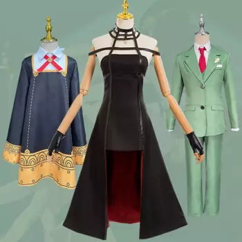 Аниме Комикс шпион Семейные костюмы для косплея гипсон формирователь Аня Сумерки косплей костюм униформа одежда костюмы платья