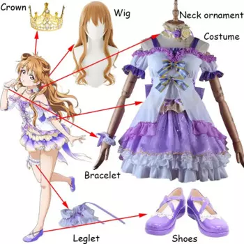 Аниме Love Live! Ниджигасаки, старшая школа, идол, клуб, коное, каната, платье, Униформа, наряд, аниме, Хэллоуин, косплей, костюм на заказ