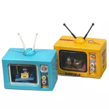 Аниме мультфильм Garfield Tv Ретро машинная серия DIY Головоломка сборный конструктор игрушка праздничные подарки