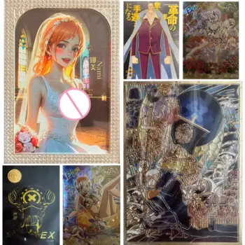 Аниме ONE PIECE Baby-5 ророноа Зоро перена Шарлотта пудинг редкая коллекция карточка Монета развлекательные игрушки Настольная Игра карточка