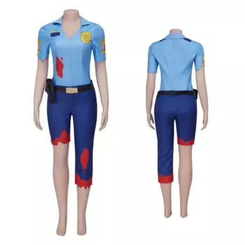 Аниме Paradise PD Gina Jabowski Косплей Костюм Полицейская форма Хэллоуин Карнавальный костюм