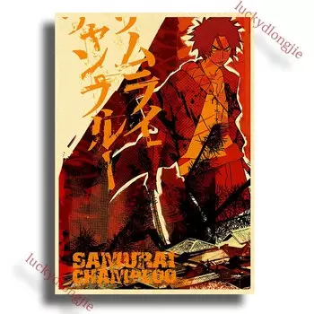 Аниме плакат Самурай Champloo, luckydlongjie, классический, бумага