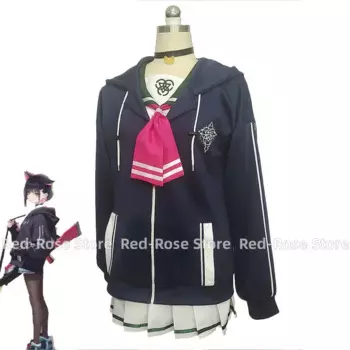 Аниме Синий архив Kazusa Пальто Косплей Костюм Униформа карнавальные костюмы для женщин девочек