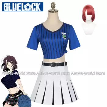 Аниме Teieri Anri, платье для косплея, женский костюм для косплея с синим замком, Teieri Anri, вечерние костюмы на Хэллоуин, униформа, лето