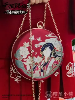 Аниме Tian Guan Ci Fu Hua Cheng вышитая старинная Лотос сумка для косплея официальный кожаный рюкзак Харадзюку дорожные сумки-мессенджеры