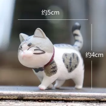 Аниме украшения интерьера автомобиля милый котенок фигурка авто приборная панель зеркало заднего вида украшение для автомобильных аксессуаров