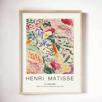 Анри Матисс Абстрактный Постер на Холсте Angel Wall