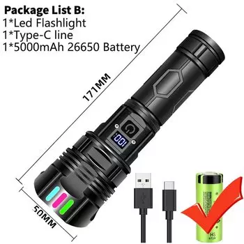 ANTEAM LED Фонарик 26650