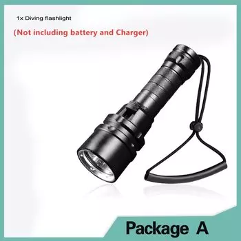 ANTEAM Профессиональный водонепроницаемый фонарик 2000 люмен