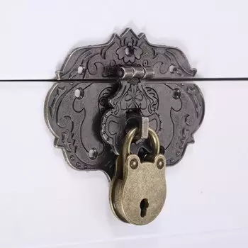 Античная бронзовая защелка и замок DRELD