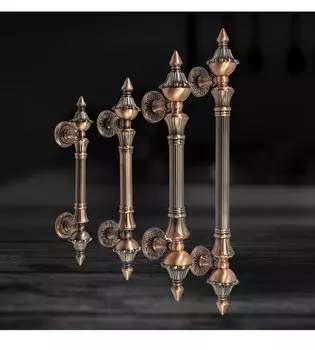 Античная дверная ручка из цинкового сплава 280-550 мм