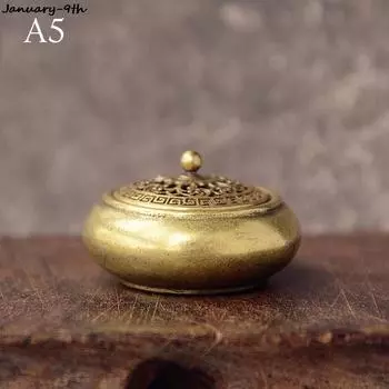 Античная латунная кадильница YOWEI