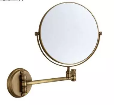 Античное бронзовое настенное увеличительное зеркало Vidric, 3 шт.