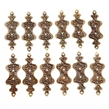 Античные бронзовые угловые кронштейны Mootvgoo 56*20 мм